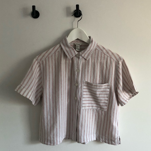 Beachy Peachy Crop Shirt - Picture 1 of 5